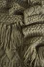 Salsa Jeans - Green Irregular Stitch Ethnic Knitted Scarf, Women