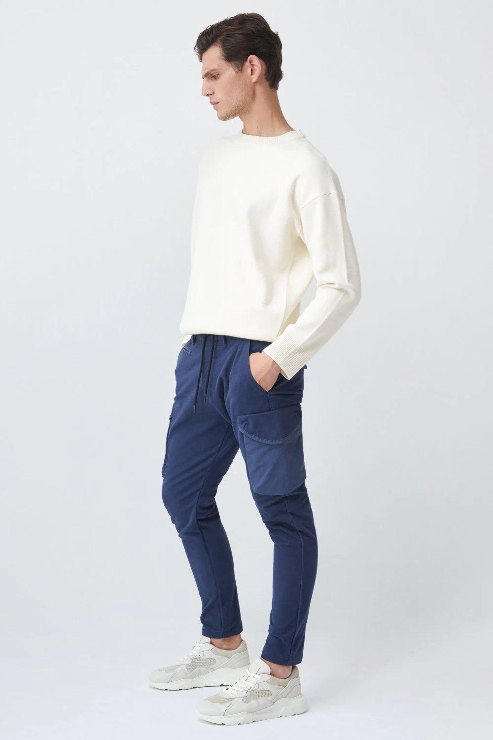 Blue Karl Loose Slim Jeans, , large image number 1