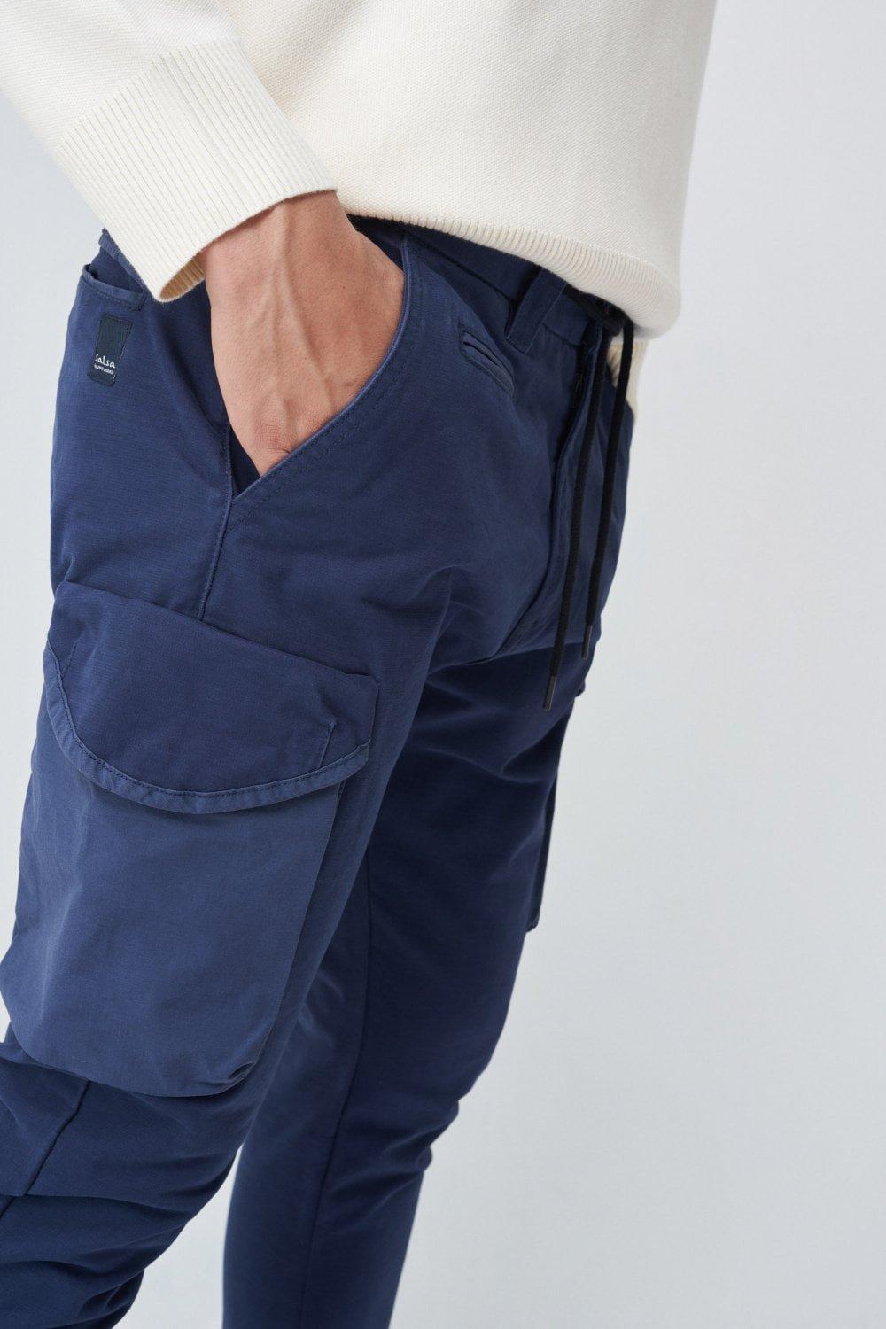 Blue Karl Loose Slim Jeans, , large image number 4