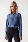 Salsa Jeans - Blue Slim Fit Cotton Shirt, Women