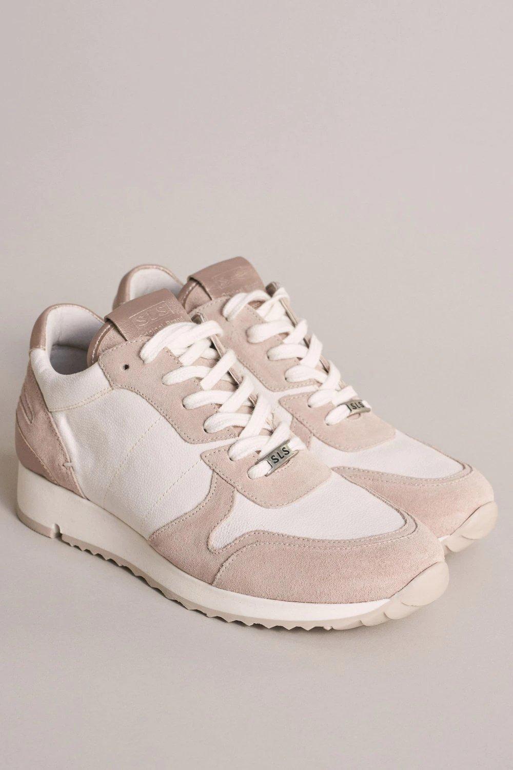 Beige Grooved Trainer, , large image number 2
