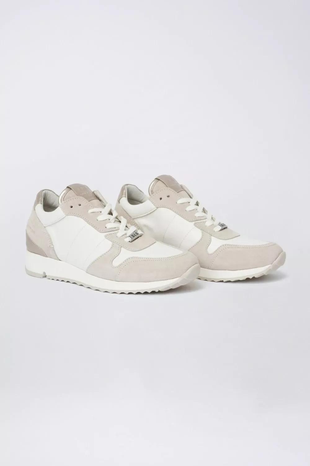 Beige Grooved Trainer, , large image number 5