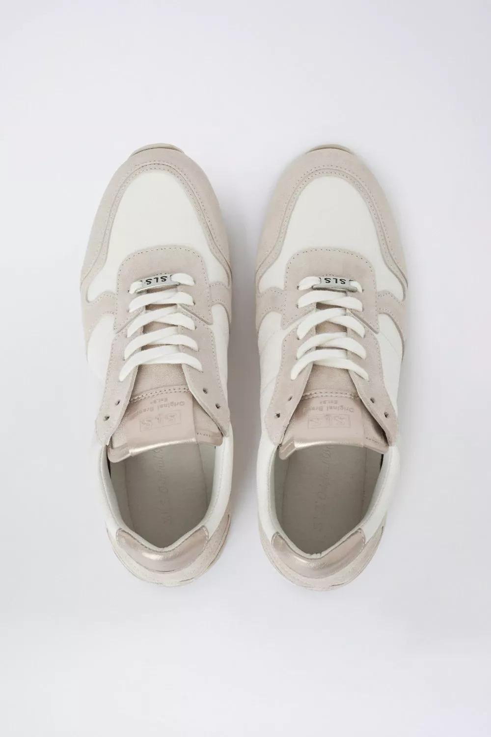 Beige Grooved Trainer, , large image number 7