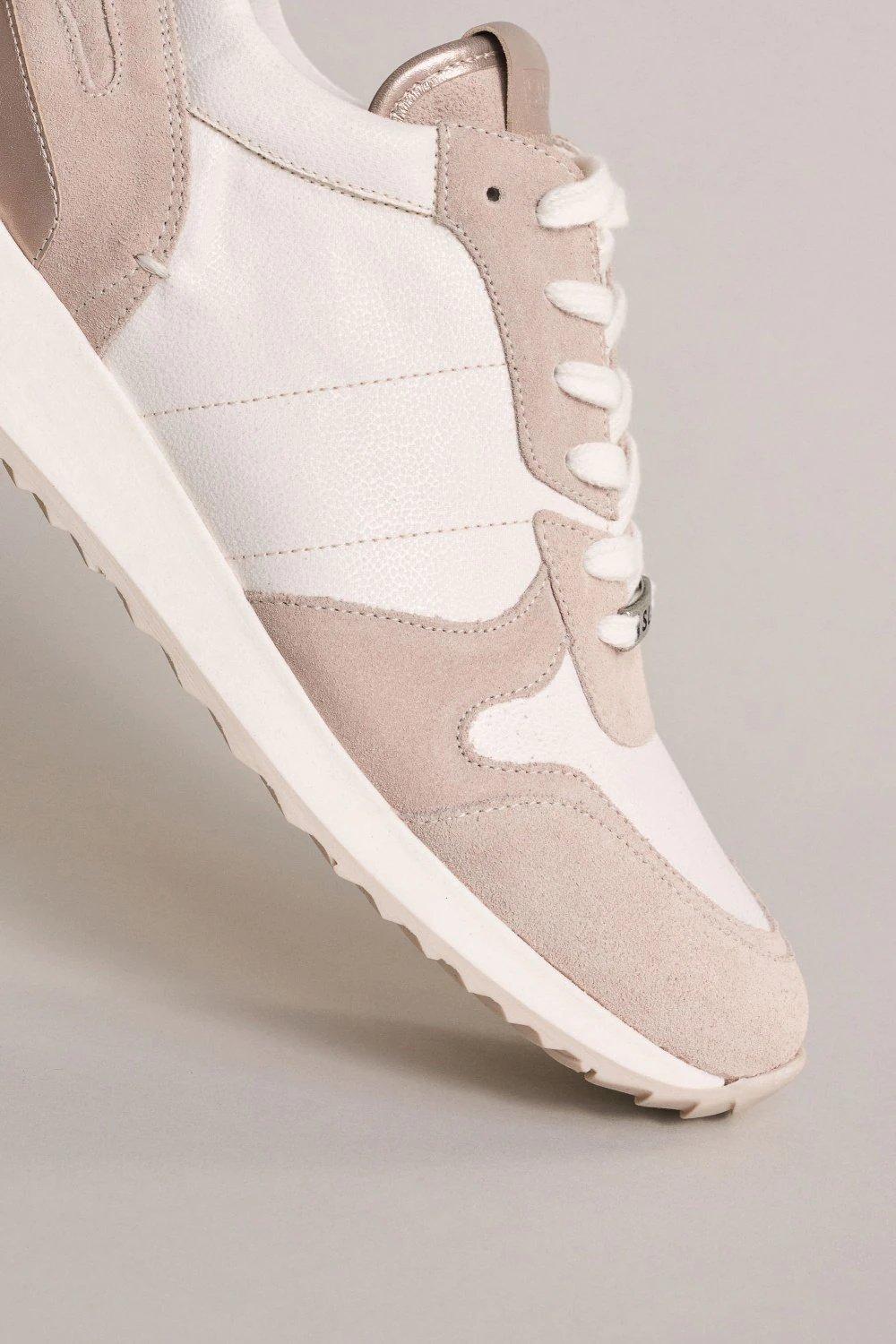 Beige Grooved Trainer, , large image number 8