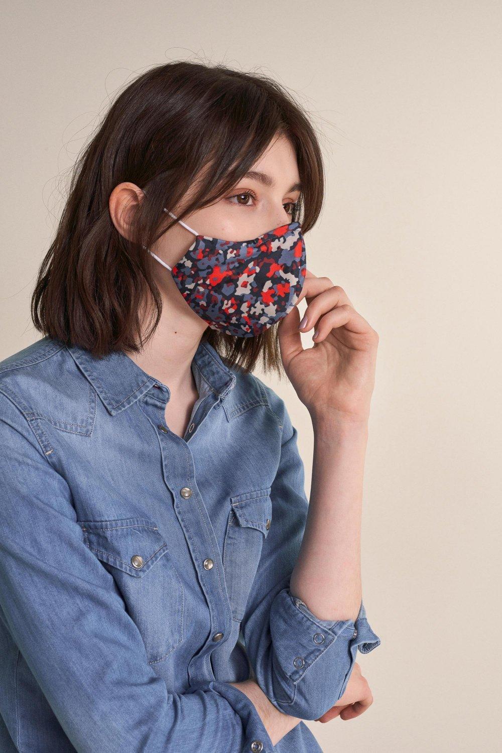 Red Reusable Face Masks, Women, , large image number 1