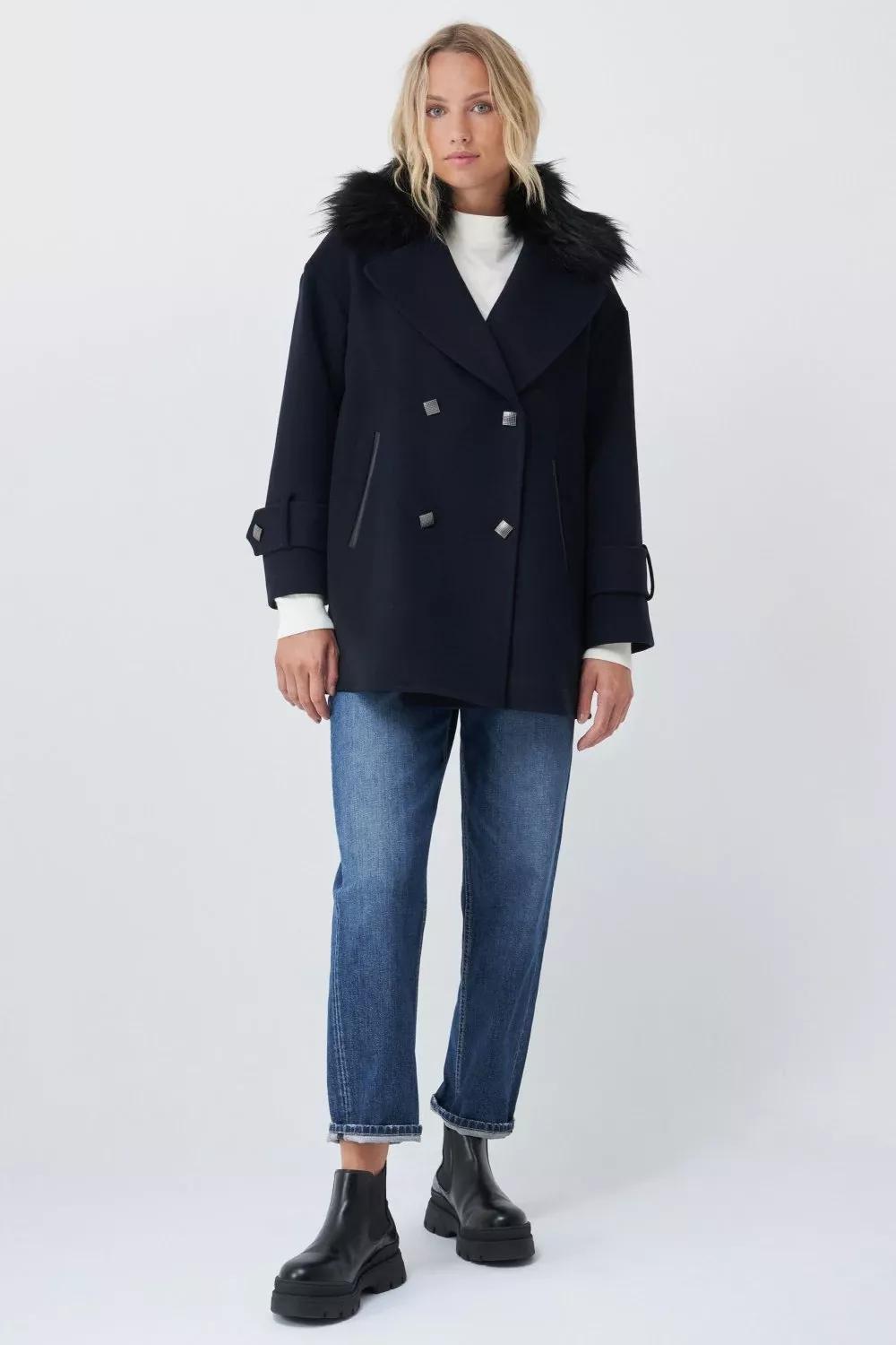 Blue Outdoor Coat, , large image number 0