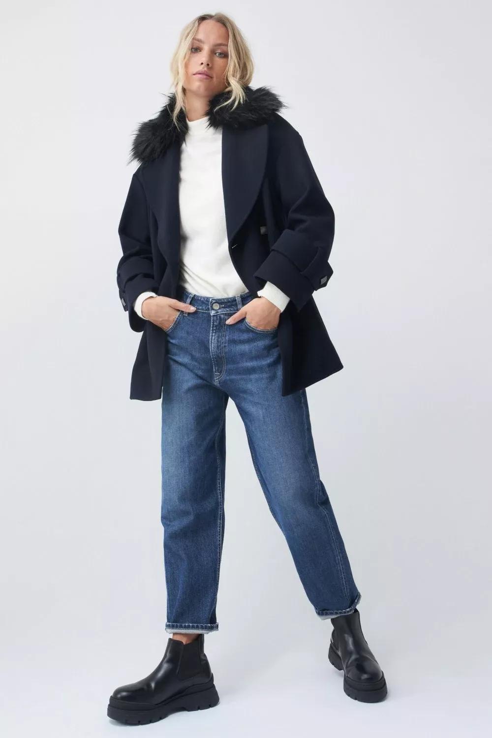 Blue Outdoor Coat, , large image number 1