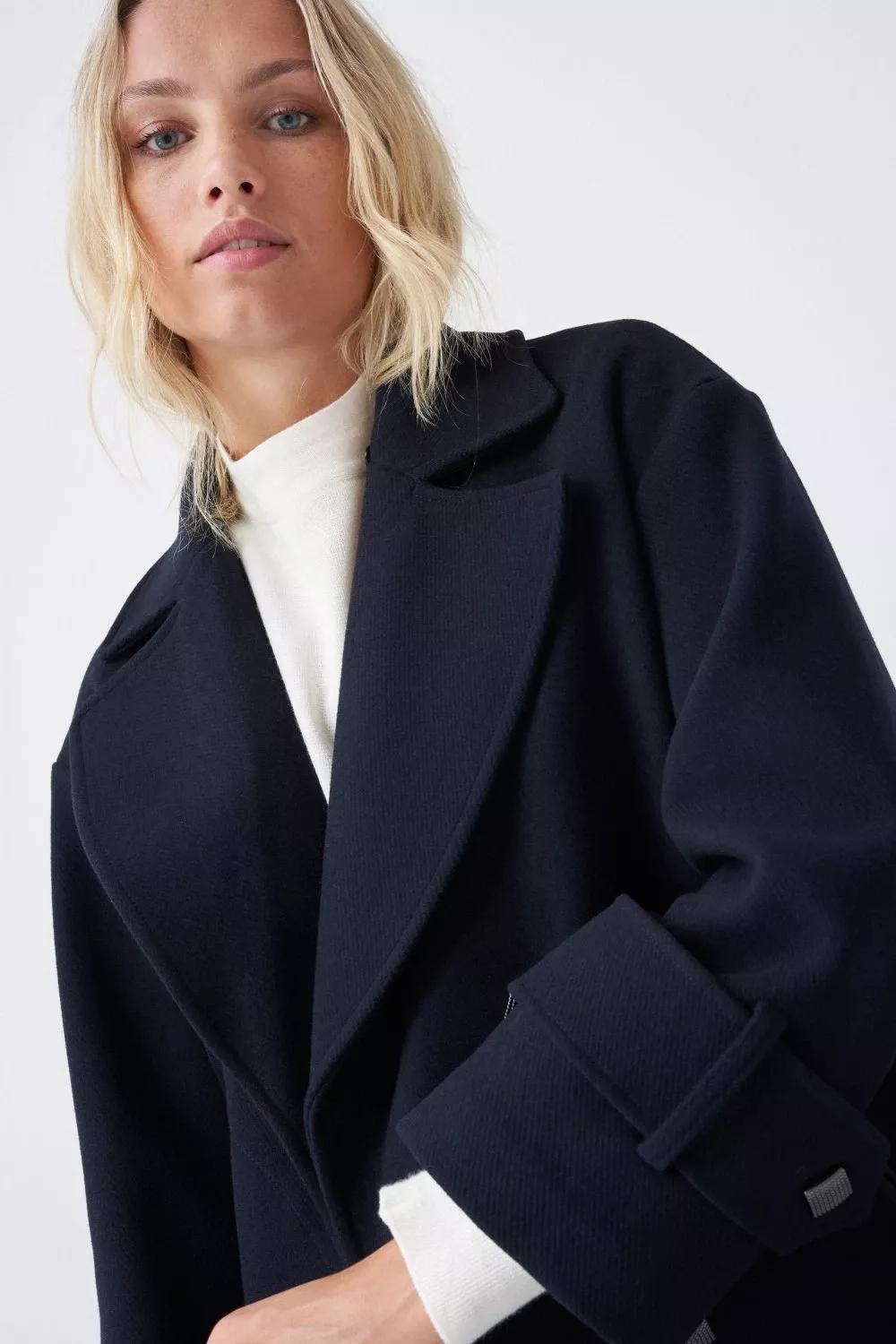 Blue Outdoor Coat, , large image number 4