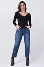 Salsa Jeans - Black Knitted Sweater With V-Neck, Women
