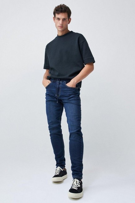 Salsa Jeans - جينز مع أربطة أزرق