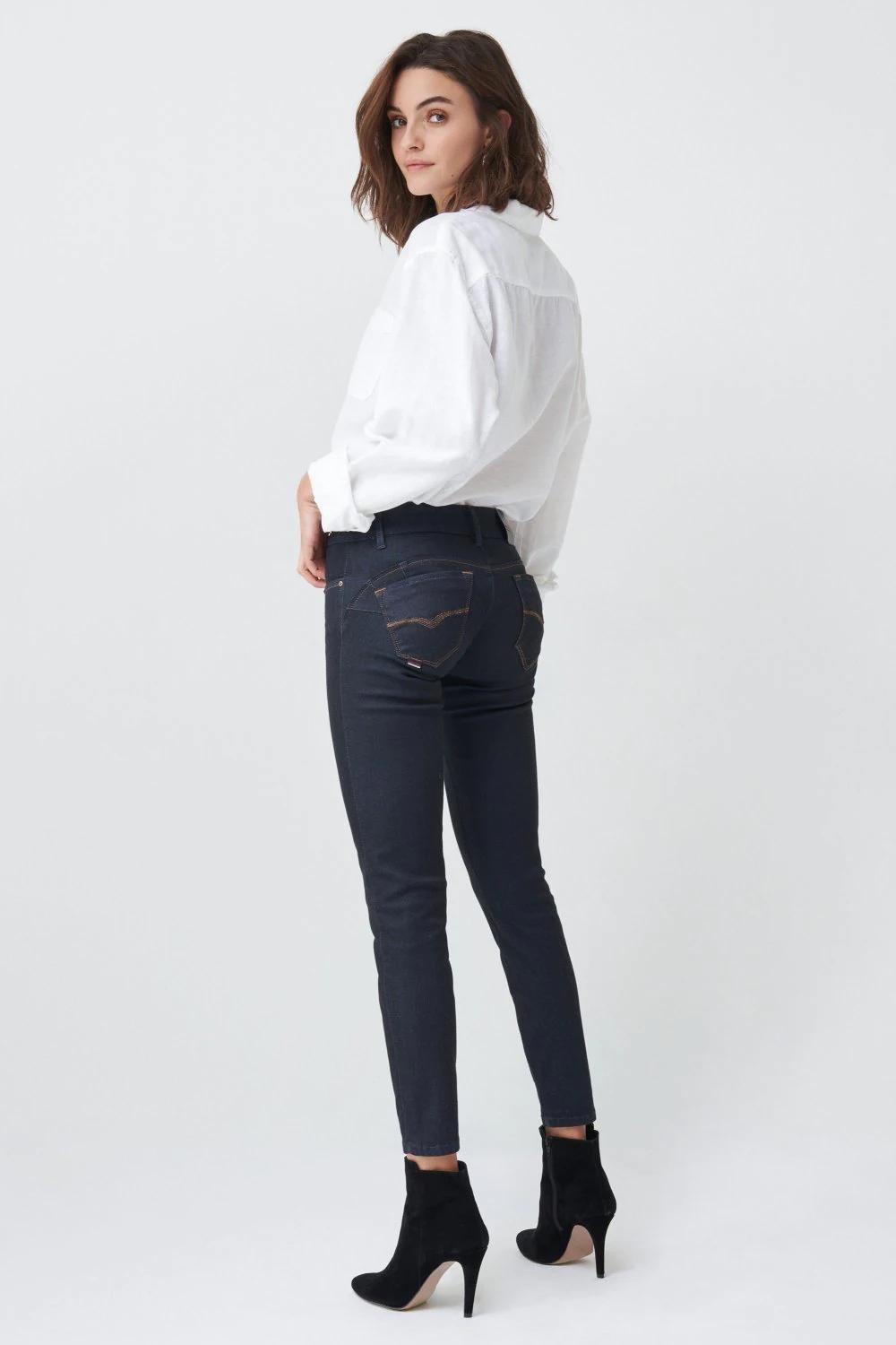 Blue Push Up Wonder Cropped Jeans, Blue, large image number 0