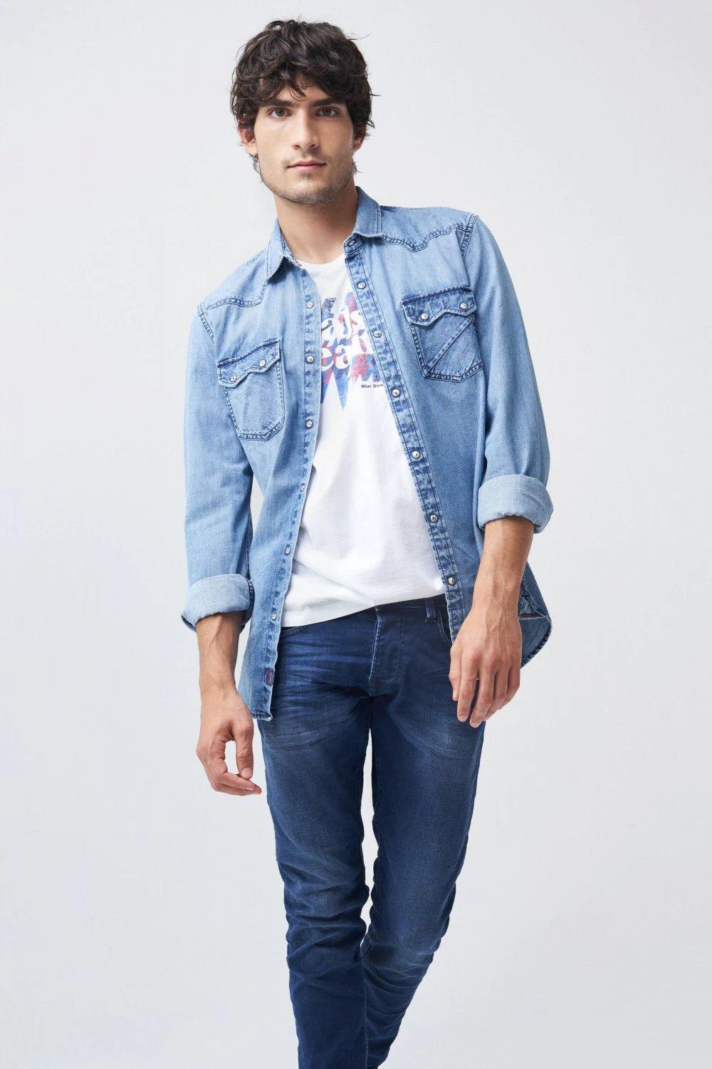 White Print Branded T-Shirt, , large image number 1