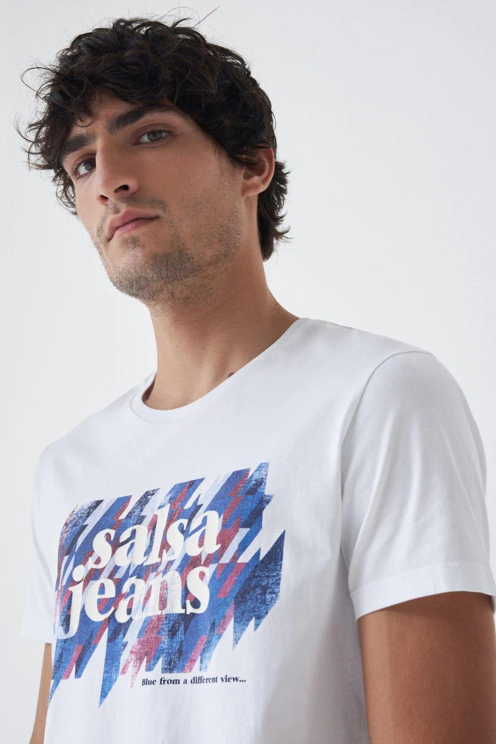 White Print Branded T-Shirt, , large image number 4