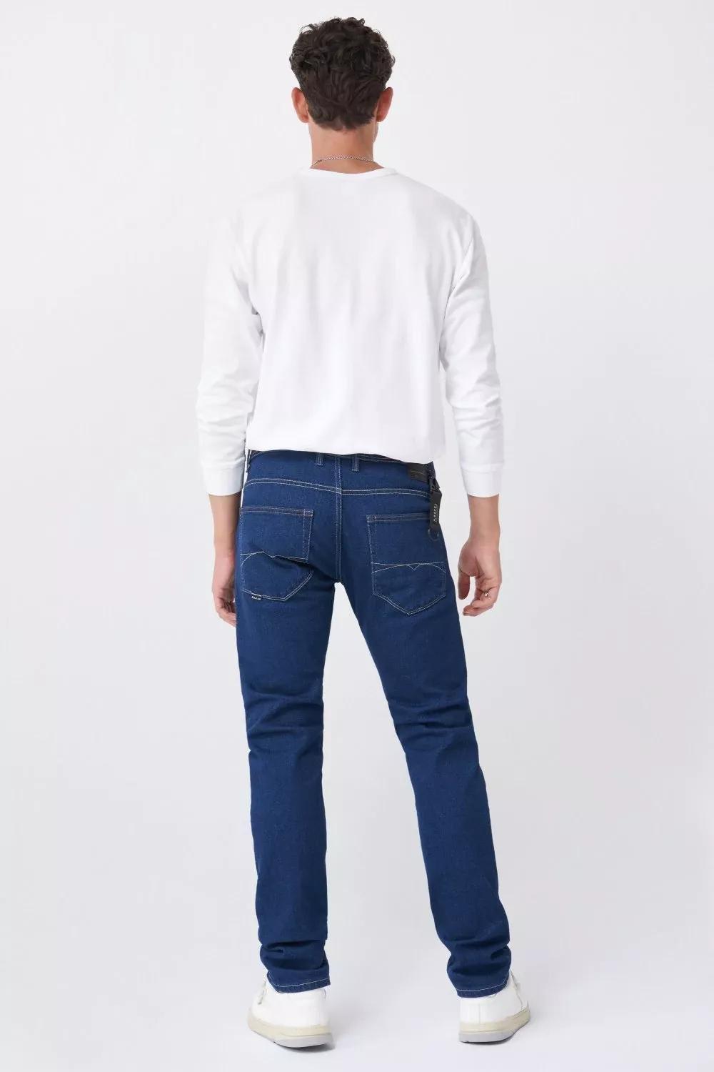 جينز ليما بقصة عادية أزرق, , large image number 3