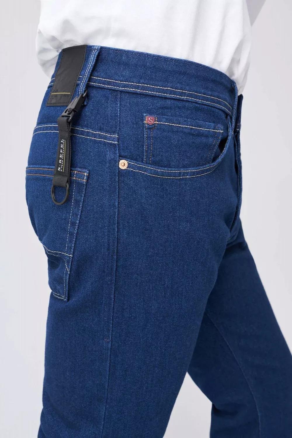 جينز ليما بقصة عادية أزرق, , large image number 4