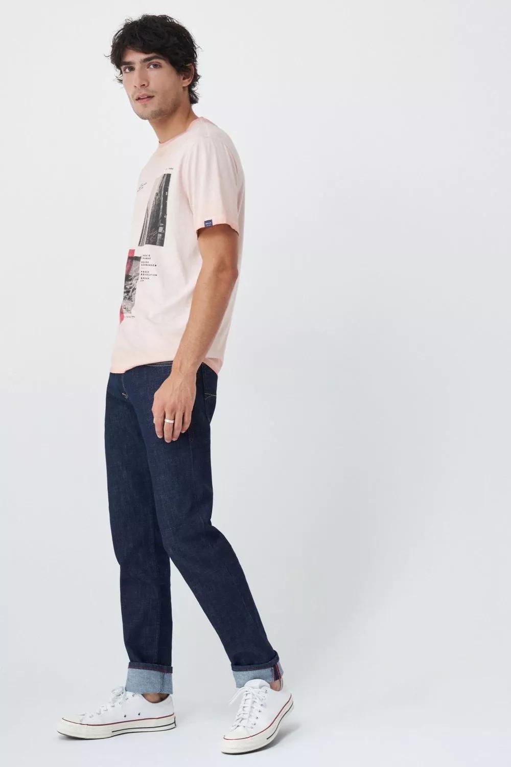 Pink Graphic Cotton City T-Shirt, , large image number 2