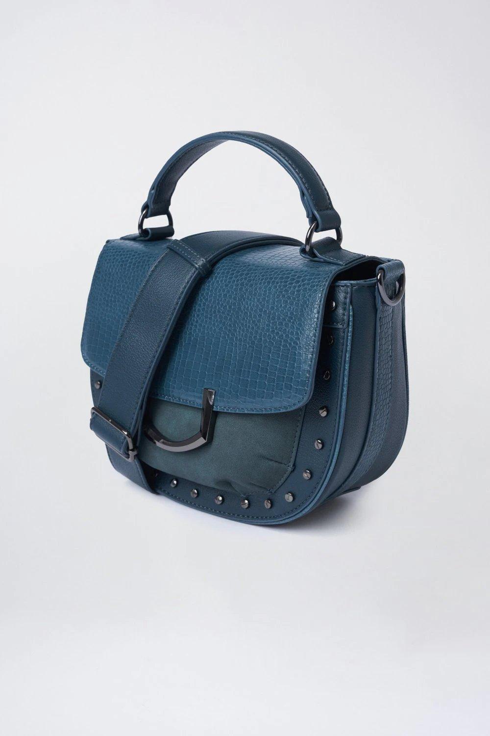 Blue INVICTA Classic Crochet Messenger Style Bag, Women, , large image number 3
