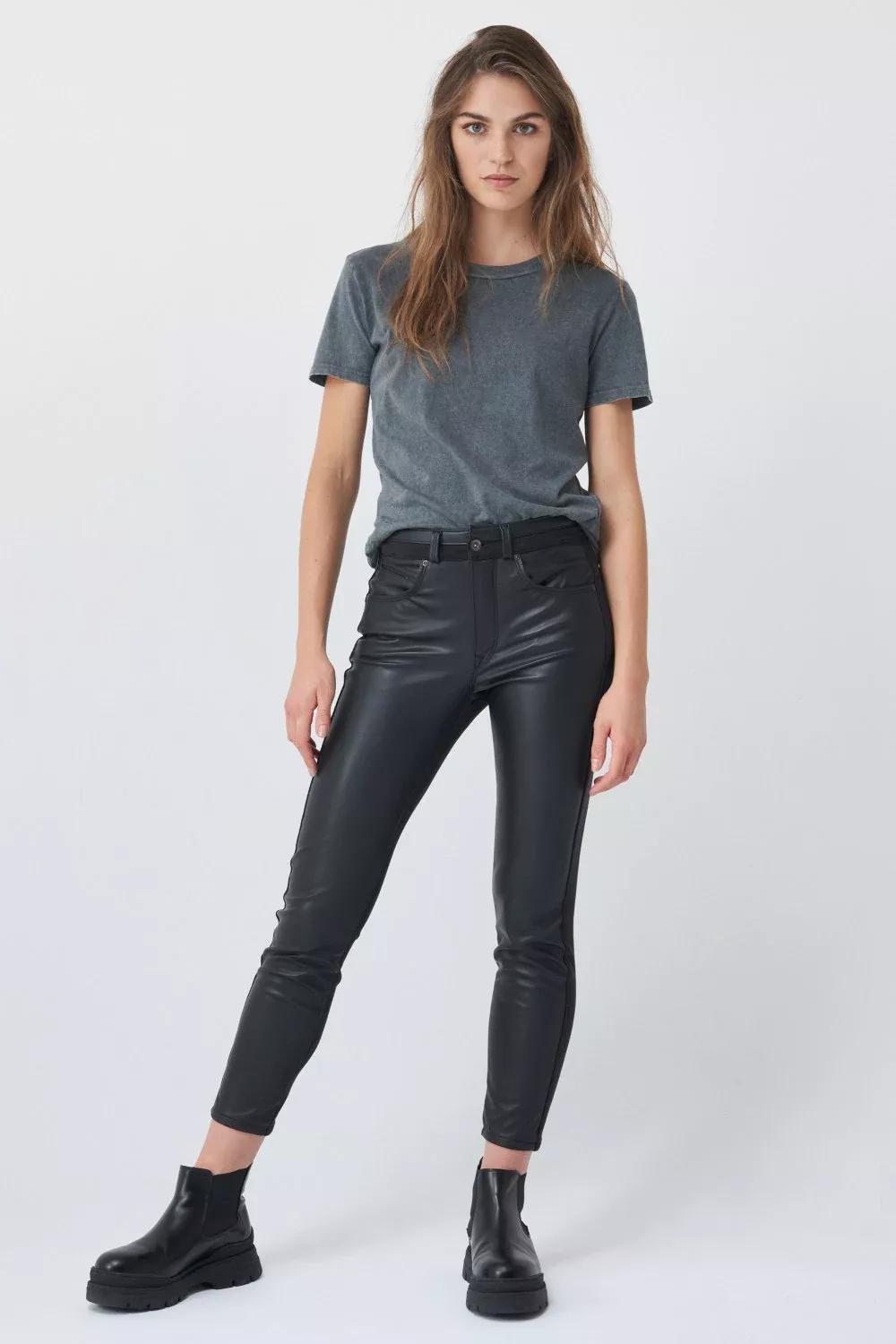 Black Push In Secret Glamor Capri Trousers, , large image number 0