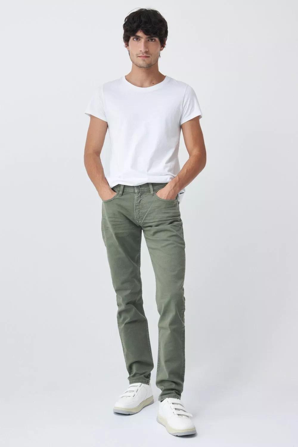 Green Slim S-Repel Jeans, , large image number 0