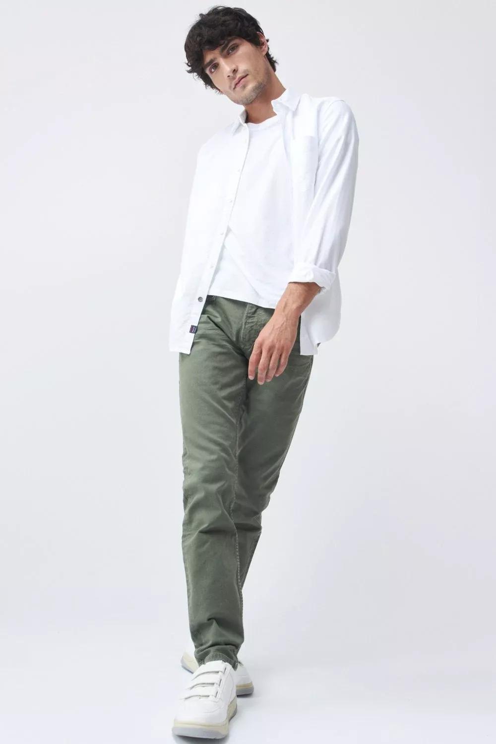 Green Slim S-Repel Jeans, , large image number 1