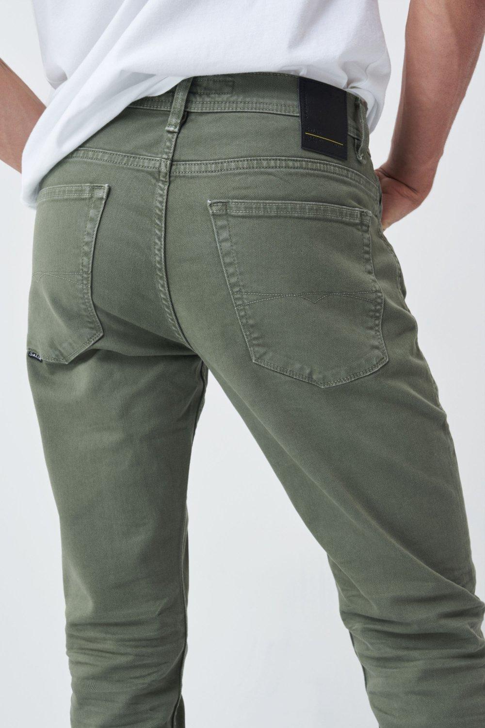 Green Slim S-Repel Jeans, , large image number 4