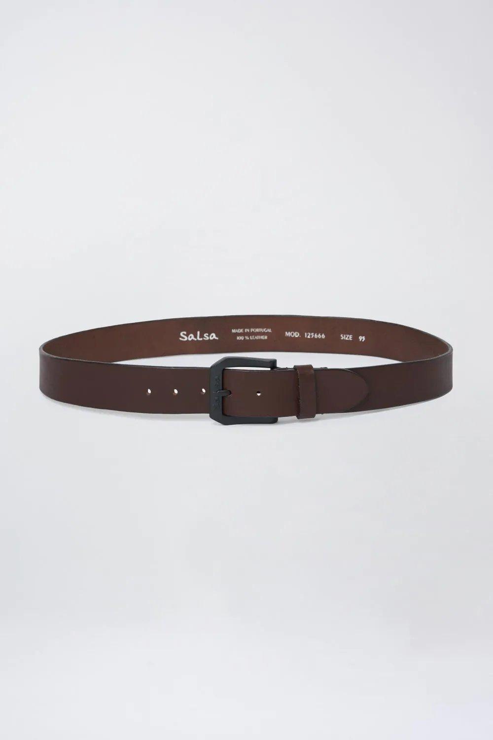 Brown Premium Leather Belt, , large image number 1