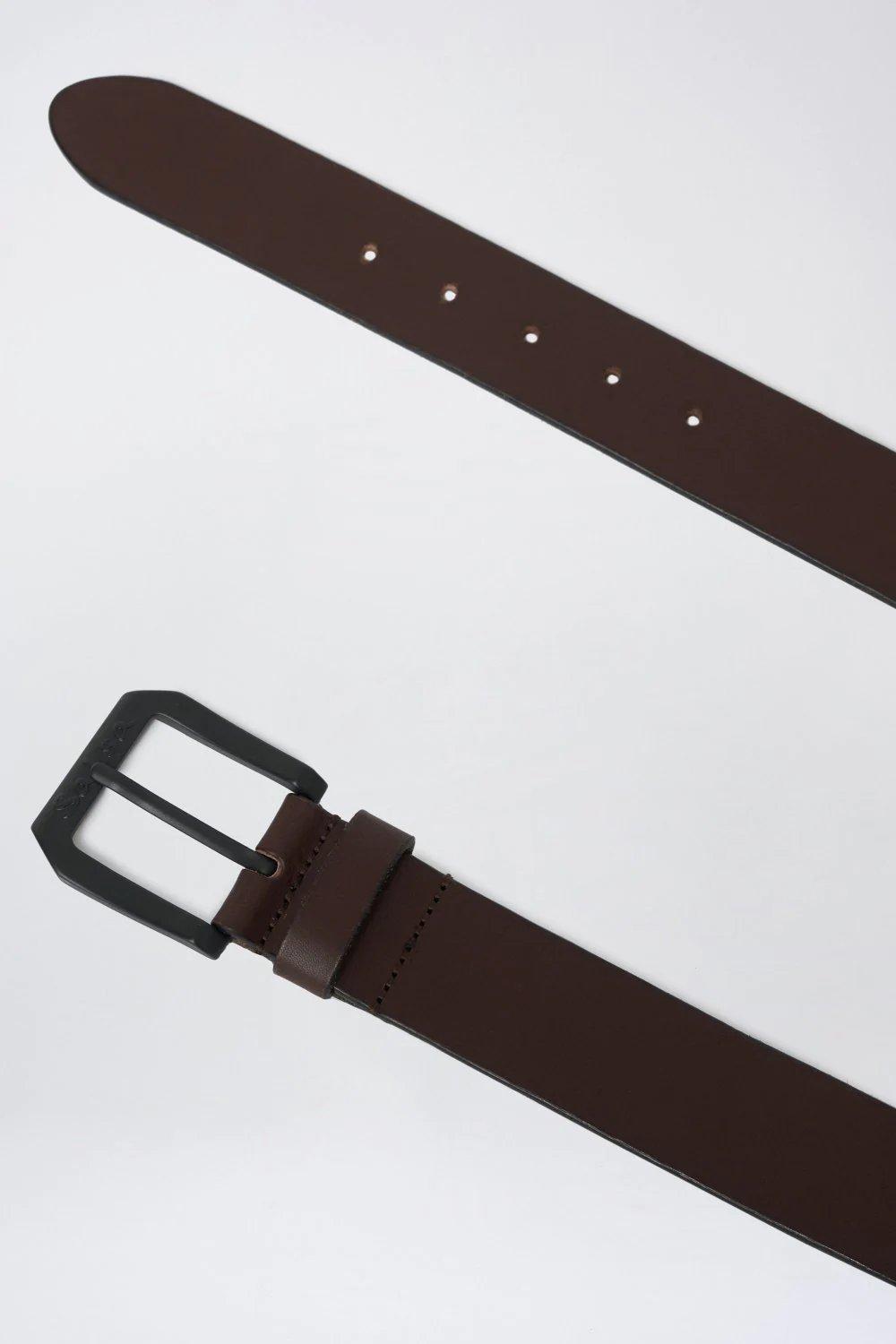 Brown Premium Leather Belt, , large image number 4