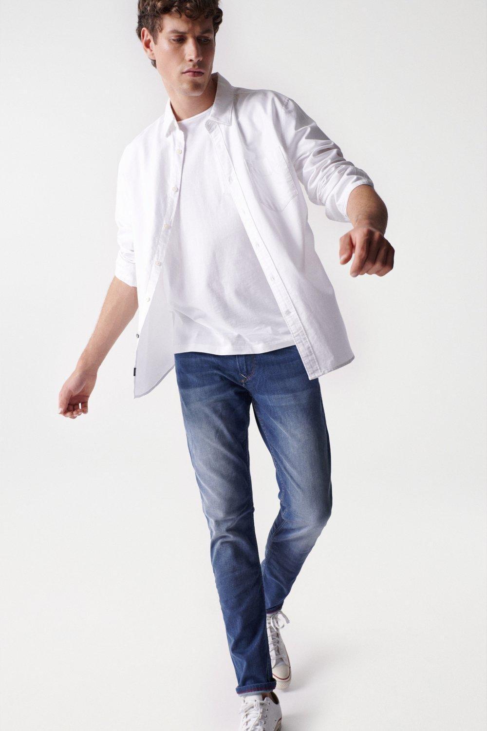 Blue Slim Jeans, , large image number 1