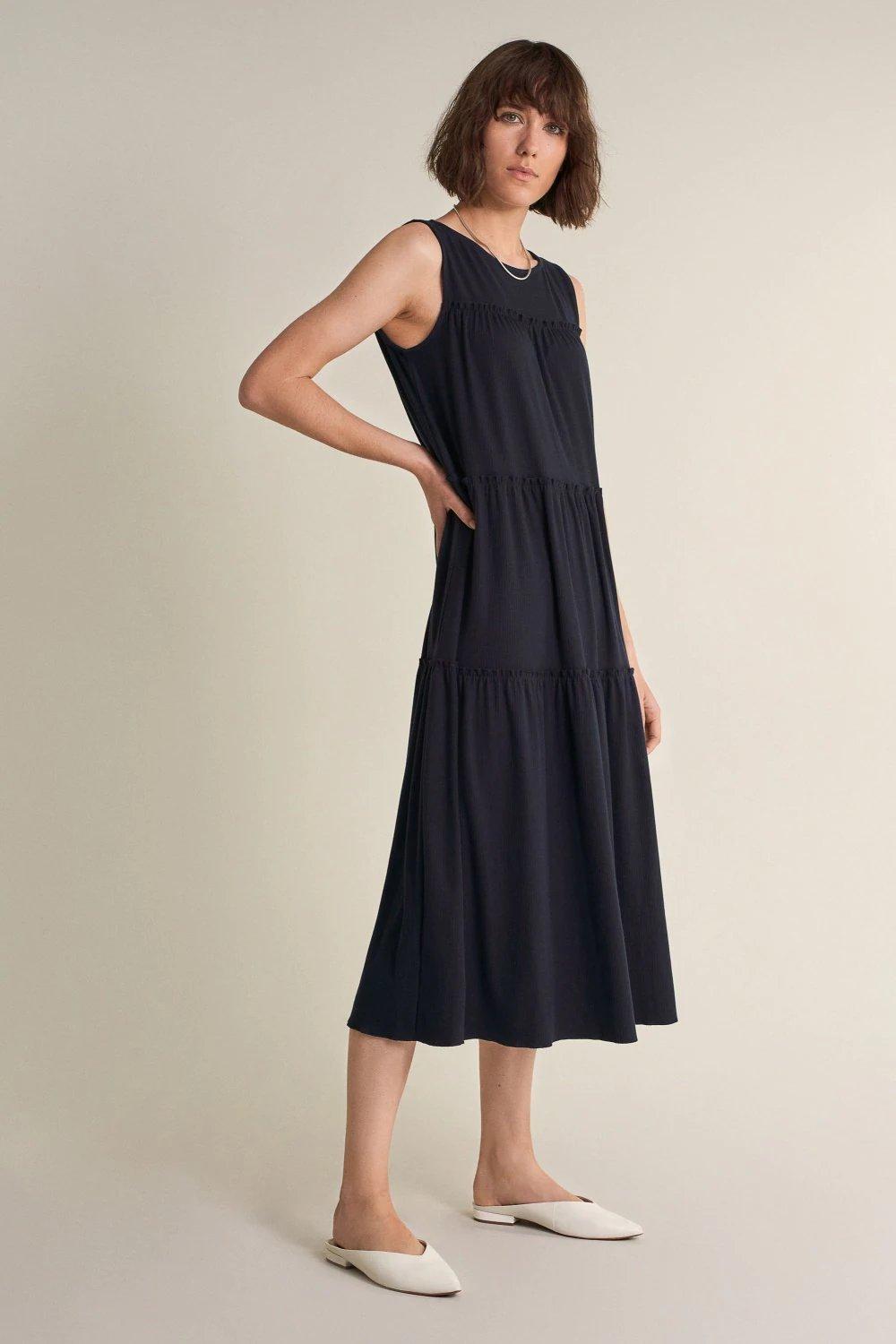 Blue Knitted Dress, , large image number 2