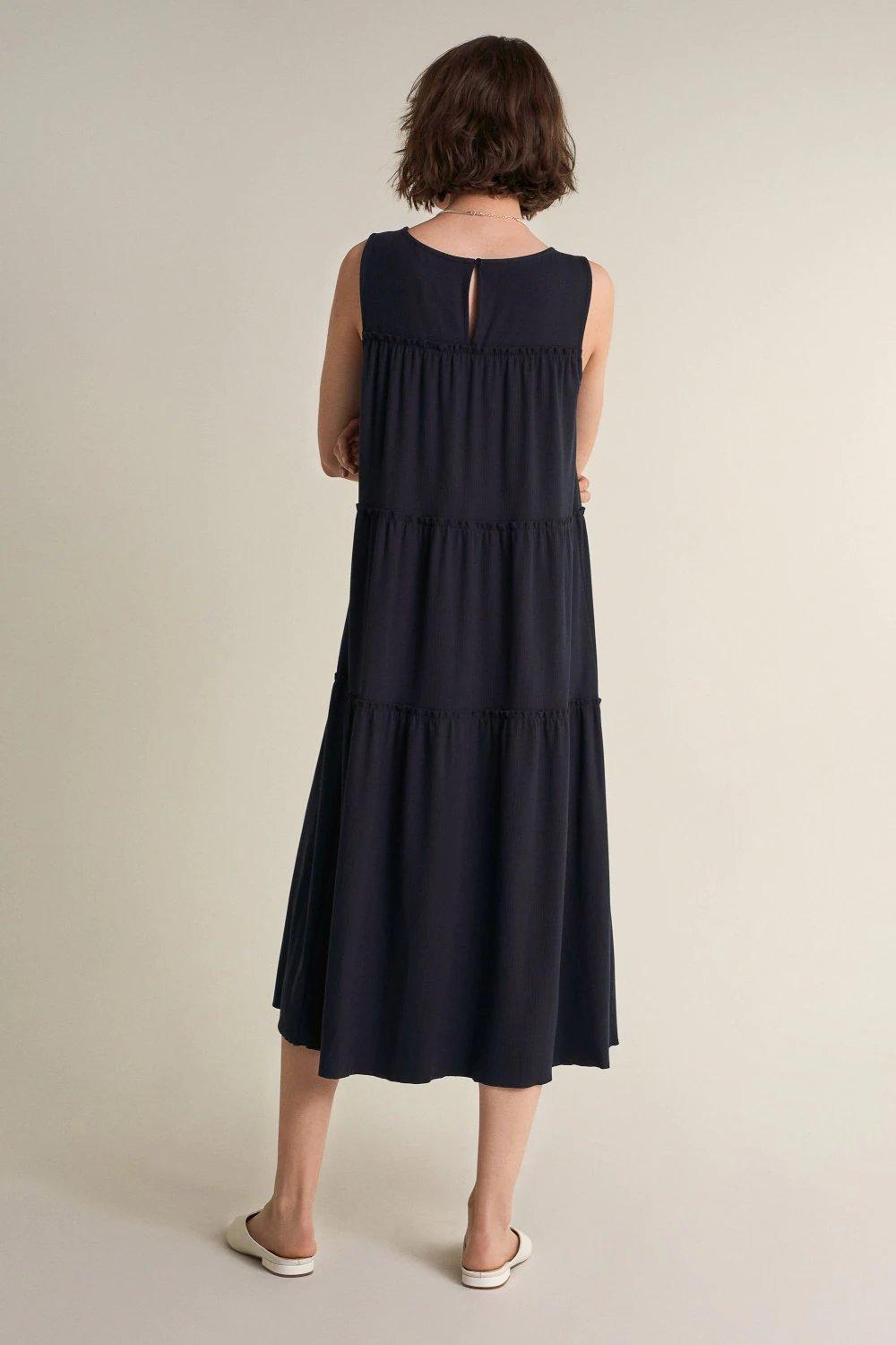 Blue Knitted Dress, , large image number 3