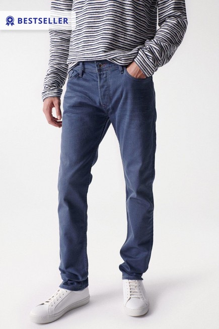 Salsa Jeans - Blue Jeans With Wear Effect