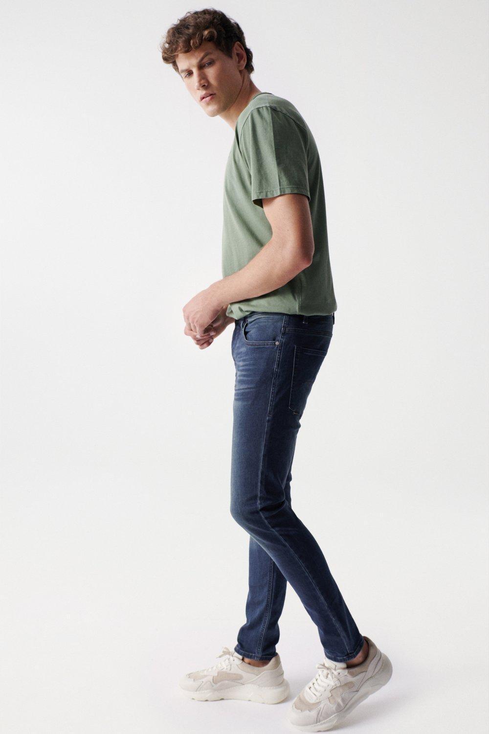 Blue S-Resist Skinny Jogger Jeans, , large image number 2