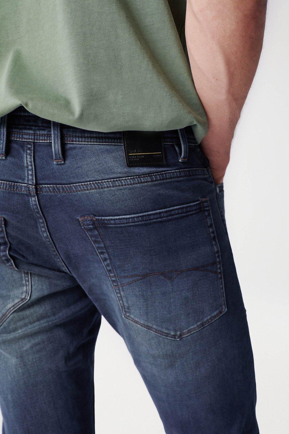 Blue S-Resist Skinny Jogger Jeans, , large image number 3