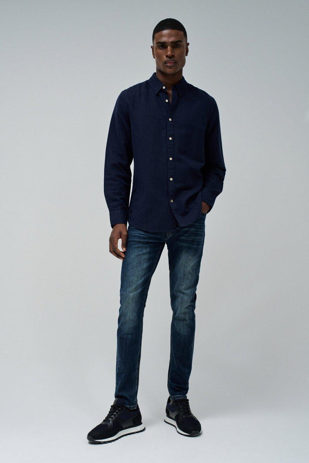 Skinny S-Activ Jeans, Blue, large image number 1