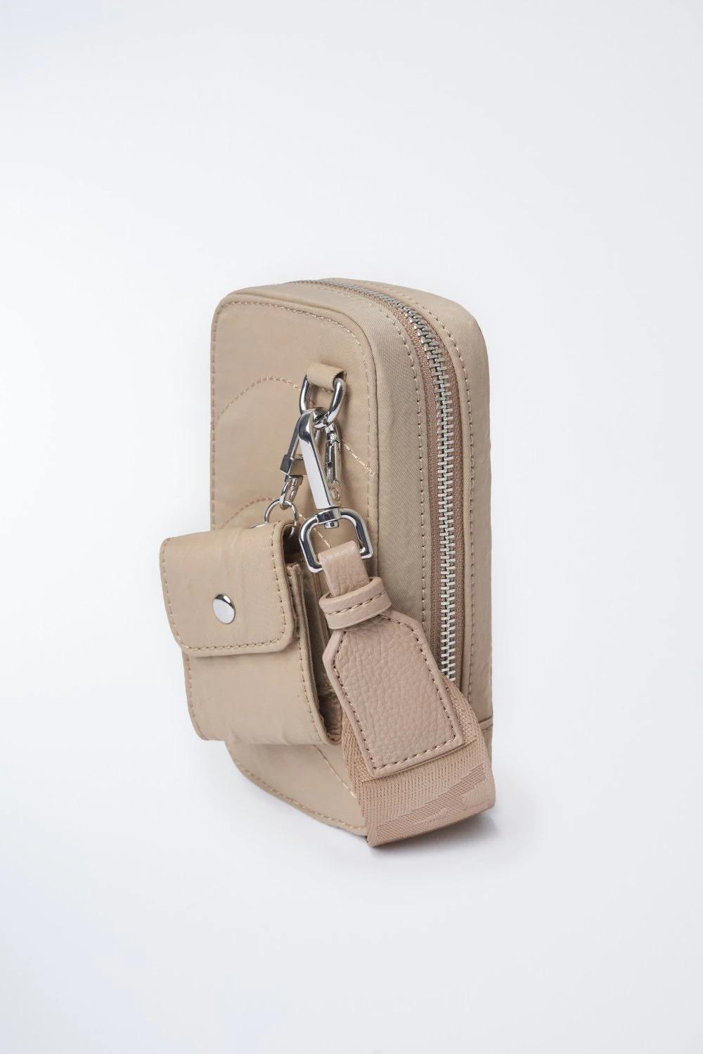 Beige Mobile Phone + Nylon Airpods Pouch, , large image number 3