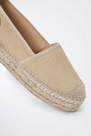 Salsa Jeans - Beige Leather espadrilles with pattern effect