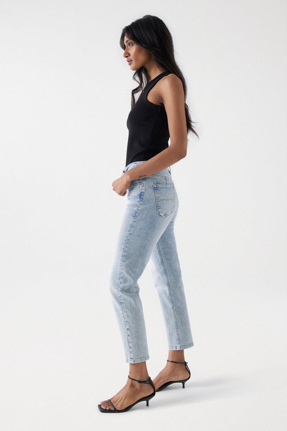 Salsa Jeans - Blue Cropped True Slim Light Jeans