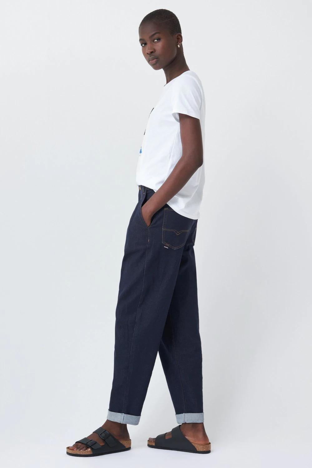 تي شيرت قطن بطبعة أبيض, , large image number 2