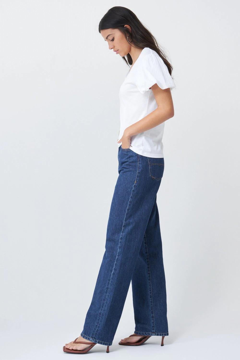 White Textured T-Shirt, , large image number 4