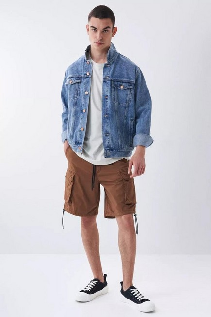 Salsa Jeans - Brown Loose cargo shorts