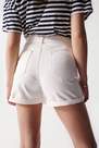 Salsa Jeans - Beige Unbleached Push In Secret Glamour shorts with belt