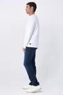 Salsa Jeans - White Cotton Sweater With Pocket And Embroidery, Men