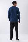 Salsa Jeans - Blue Cotton Sweater With Pocket And Embroidery, Men