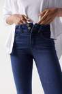 Salsa Jeans - Blue Soft Touch Skinny Push In Secret Jeans With Detail On The Hem