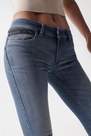 Salsa Jeans - Blue Skinny Push Up Wonder Jeans With Zip Detail On The Pocket