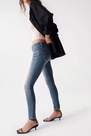 Salsa Jeans - Blue Skinny Push Up Wonder Jeans With Zip Detail On The Pocket