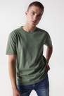 Salsa Jeans - Green Plain T-Shirt With Branding