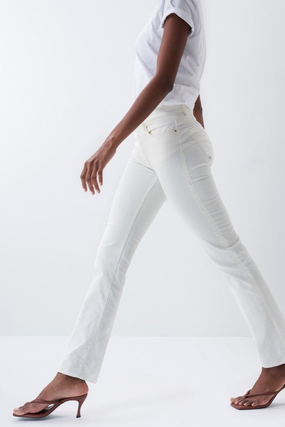 Beige Push Up Destiny Slim Jeans, Beige, large image number 3
