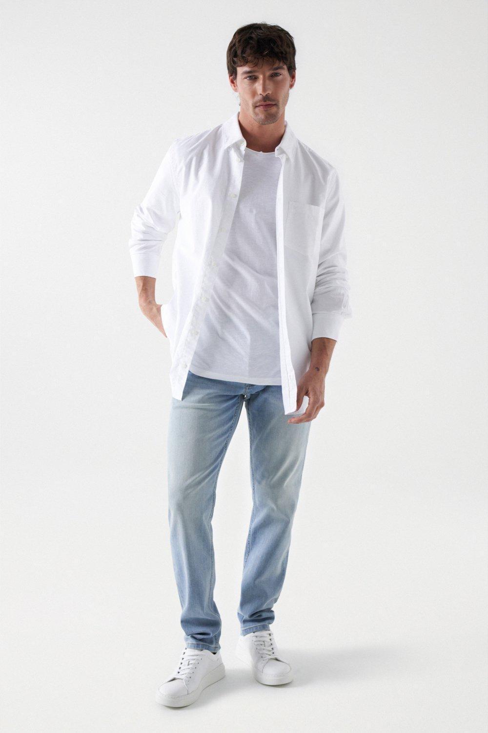 Blue Slim Coolmax Jeans, , large image number 1