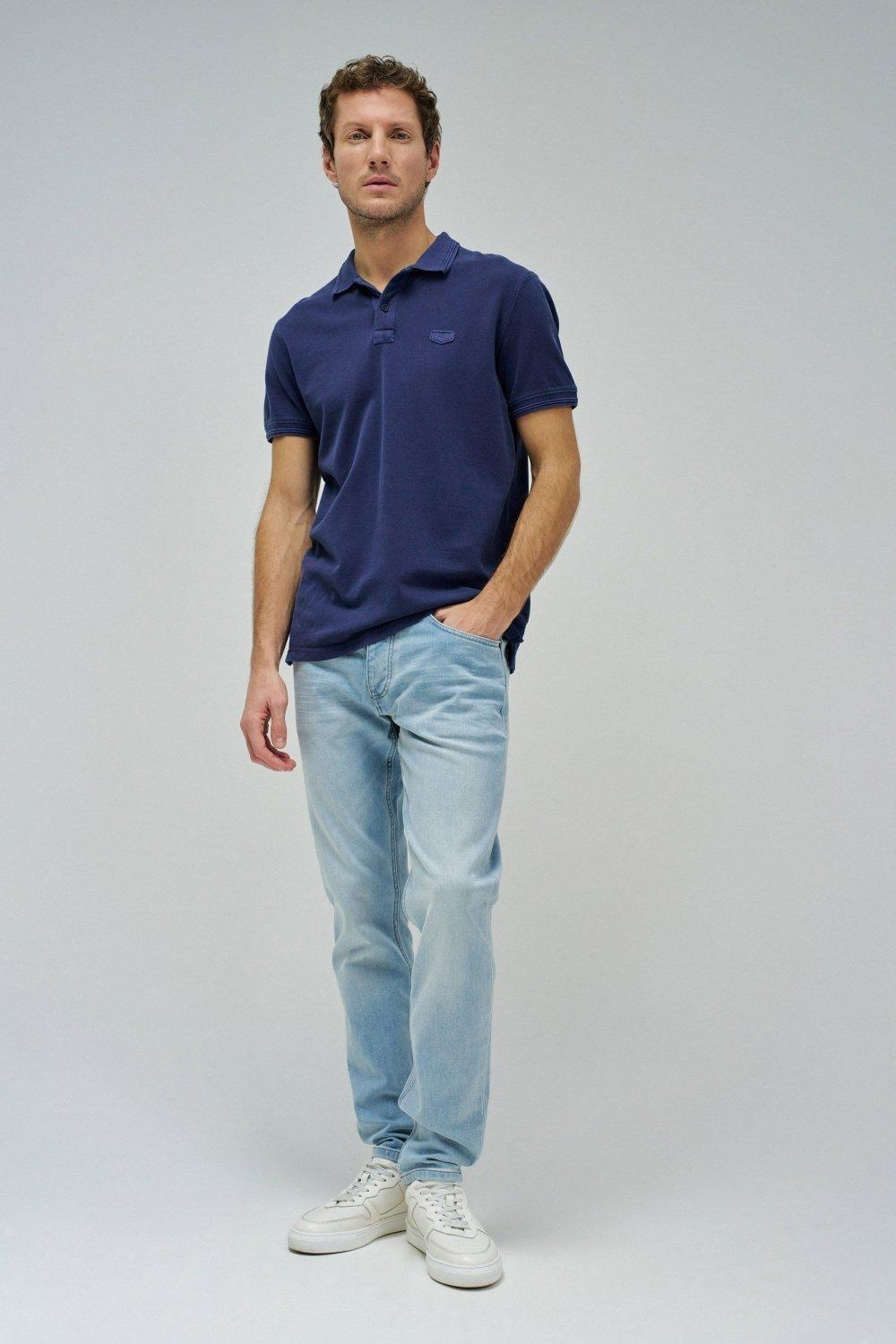 Blue Slim Coolmax Jeans, , large image number 1